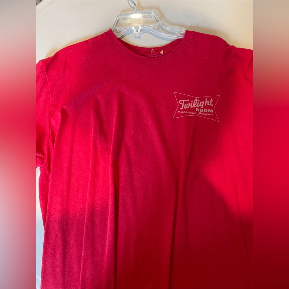 Vintage Bar Shirt Red Mens Size XL